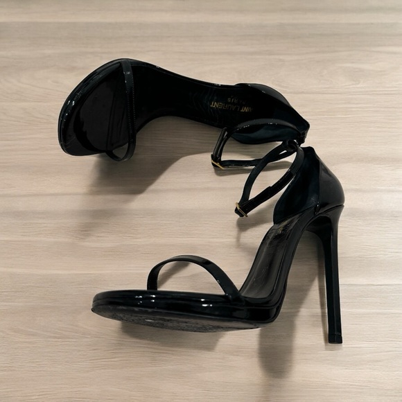 Saint Laurent Minimal Amber Patent Leather 38 Heels - Picture 5 of 7